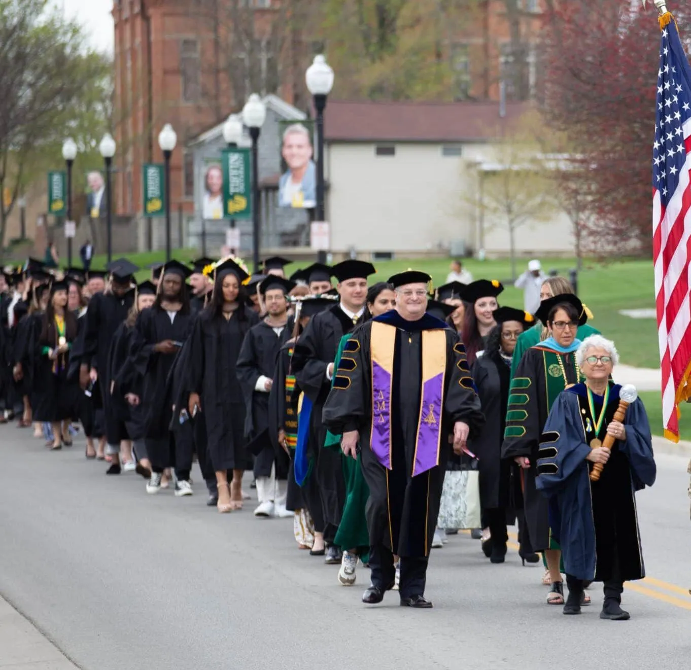 graduation procession