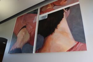painting of neck in gallery