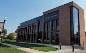 outside of the center for science and technology building