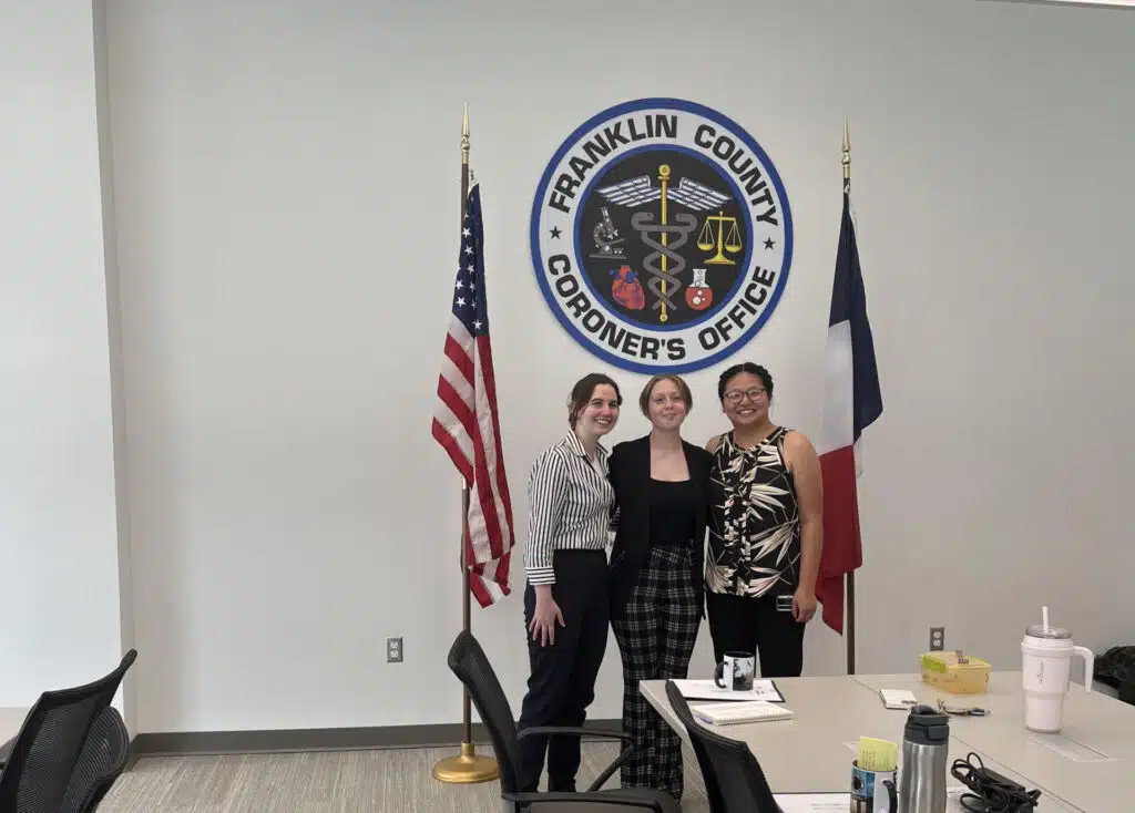 Mondays at the Morgue – Ashley Rathbun (`25) and the Franklin County ...