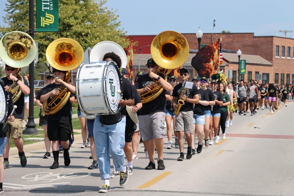 students in the 2023 convocation procession