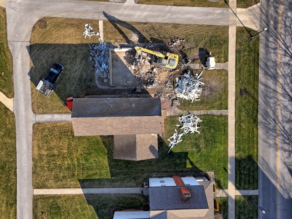 construction site on south sandusky street