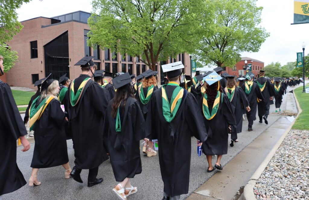 graduation procession