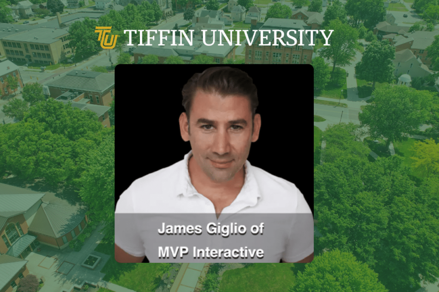 MVP Interactive CEO James Giglio to Speak at Tiffin University on Augmented and Virtual Reality