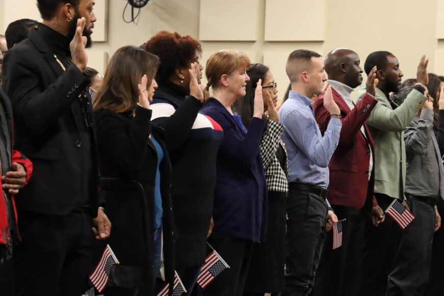 Tiffin University Hosts Naturalization Ceremony, Welcomes 85 New U.S. Citizens