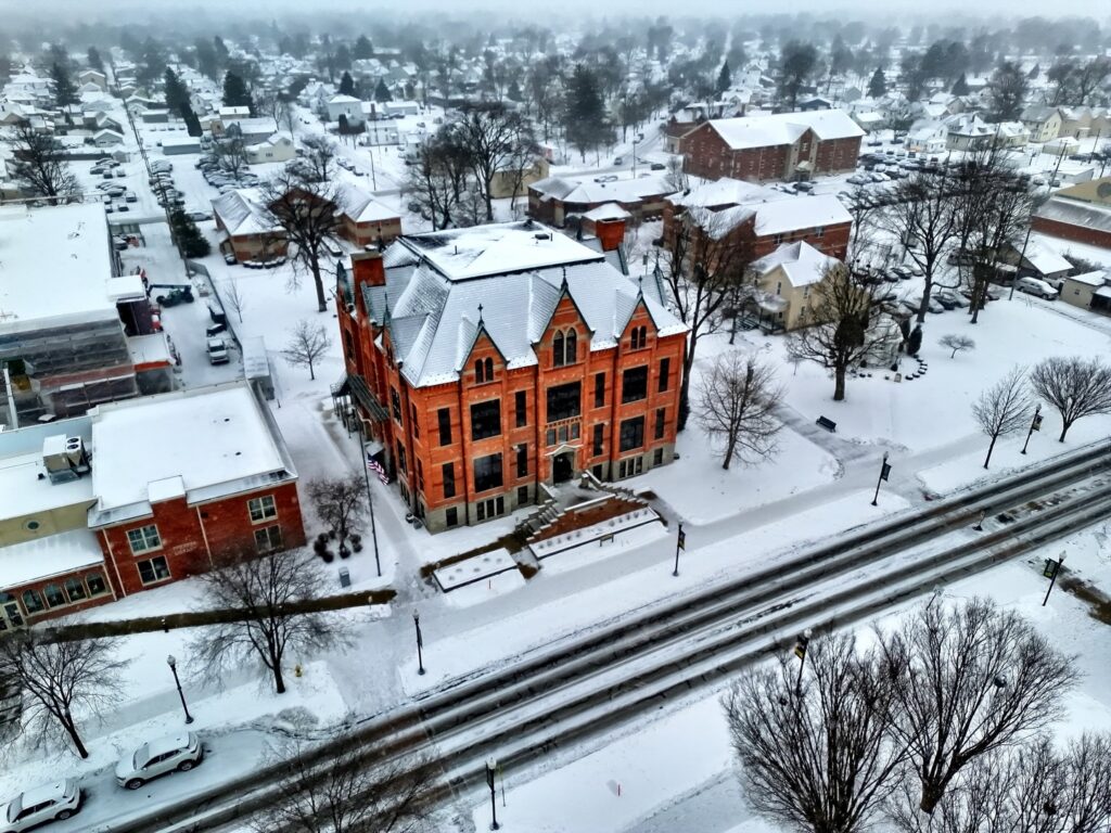 Photo of Main Building in Winter