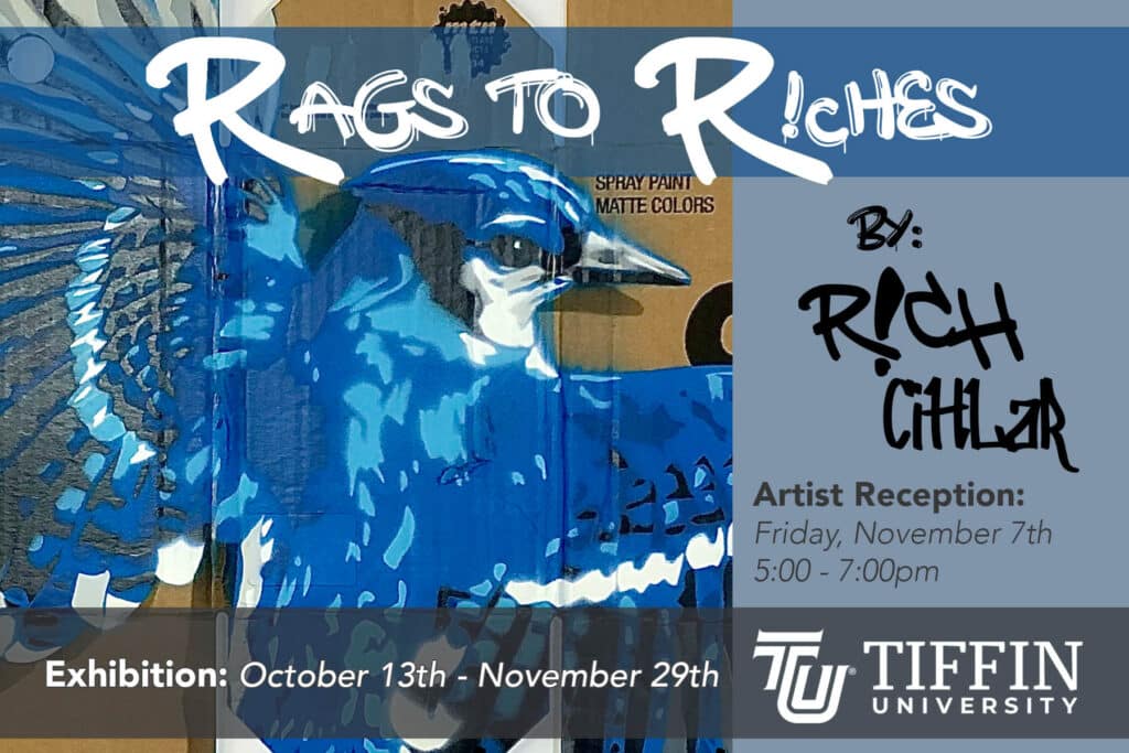 rags to riches post card