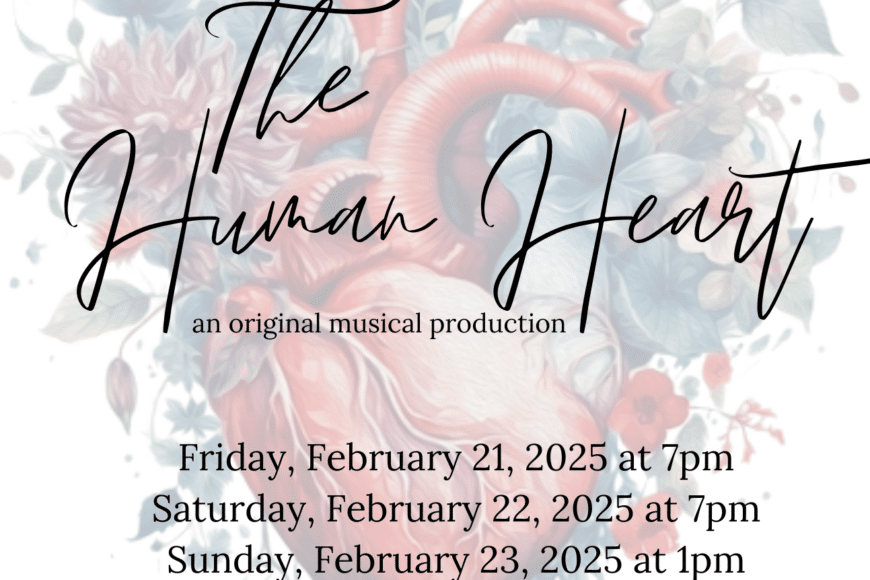 Tiffin University to Host Original Musical Production “The Human Heart”