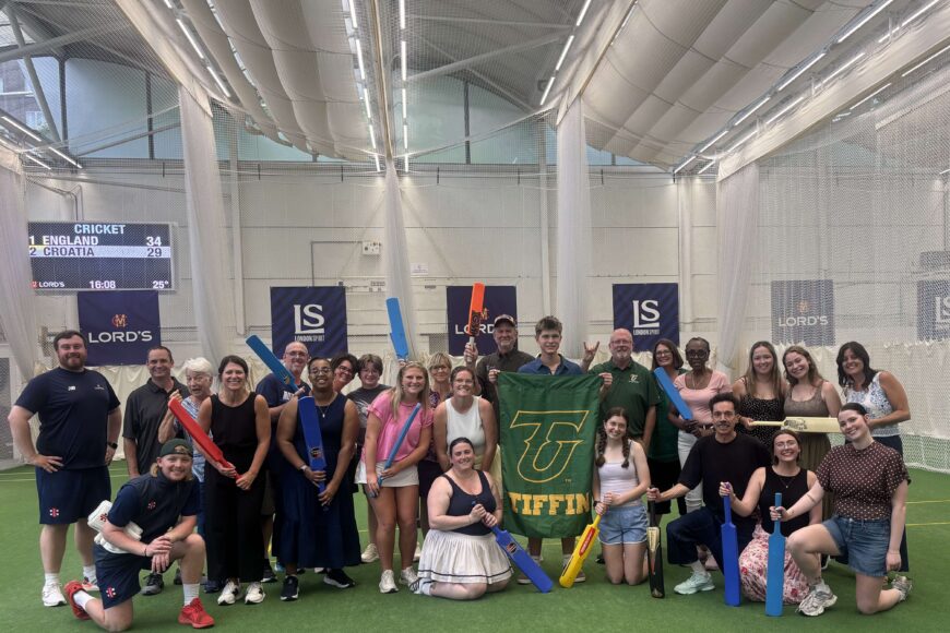 TU travelers at Lord's Cricket Ground
