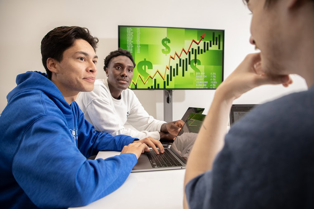 Students at work