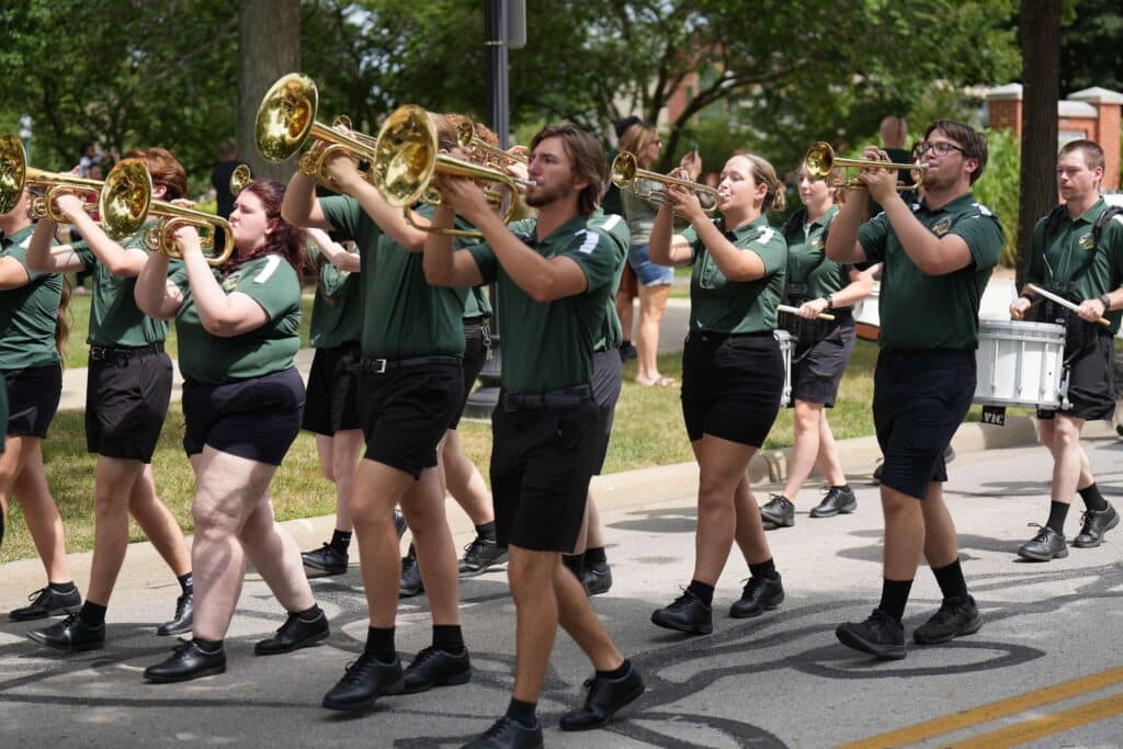 convocation ceremony 2025 - band marching